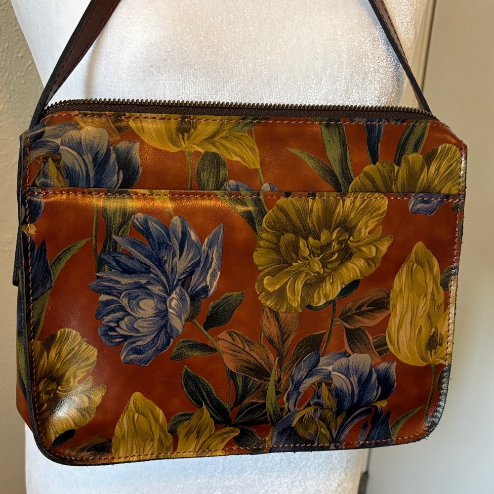 FALL COLOR SALE Patricia Nash Vallata Enlightened Garden Shoulder Bag -NWOT